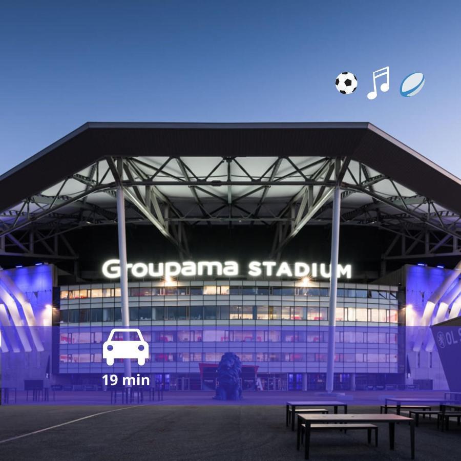 Le Petit Cocon - Parking Prive - Lyon Sud Daire Vénissieux Dış mekan fotoğraf
